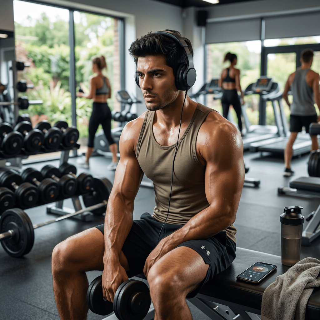 Cuffie in palestra: la musica come barriera&nbsp;sociale